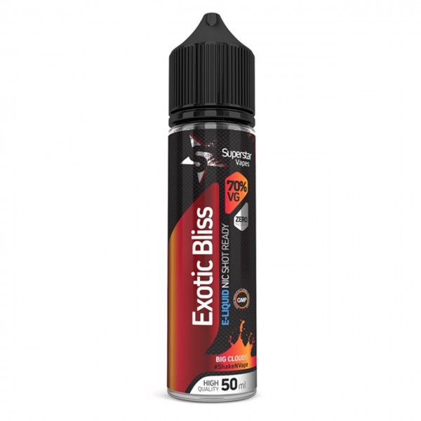 Exotic Bliss E Liquid 50ml Shortfill by Superstar Vapes