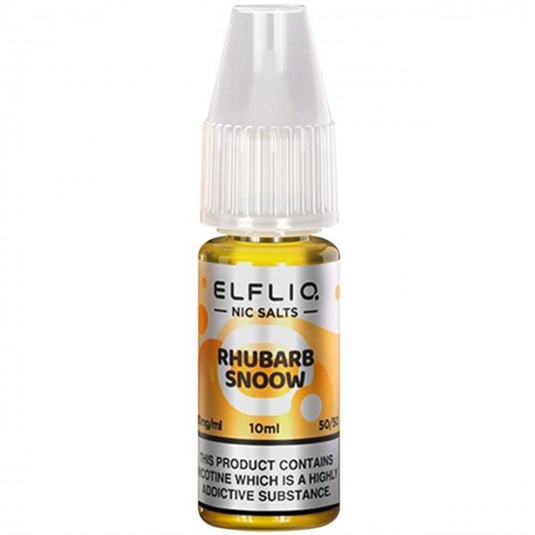 Rhubarb Snoow Nic Salt E Liquid 10ml By Elf Bar Elfliq