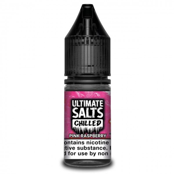 Pink Raspberry Chilled 10ml Nic Salt E Liquid By Ultimate Salts