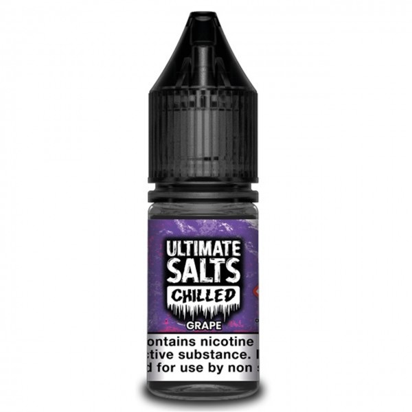Grape Chilled 10ml Nic Salt E Liquid By Ultimate Salts