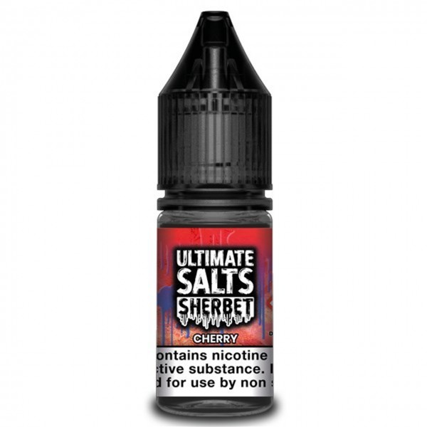 Cherry Sherbet 10ml Nic Salt E Liquid By Ultimate Salts