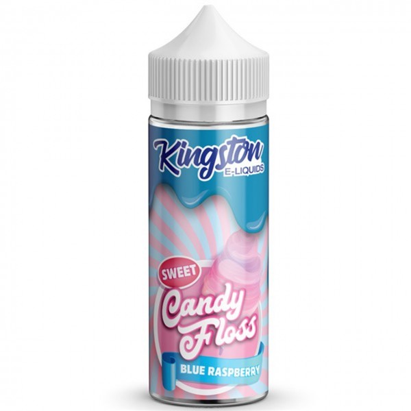 Blue Raspberry Sweet Candy Floss E Liquid 100ml by Kingston