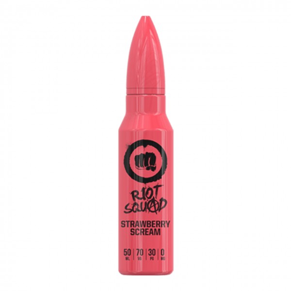 Strawberry Scream E Liquid 50ml by Riot Squad