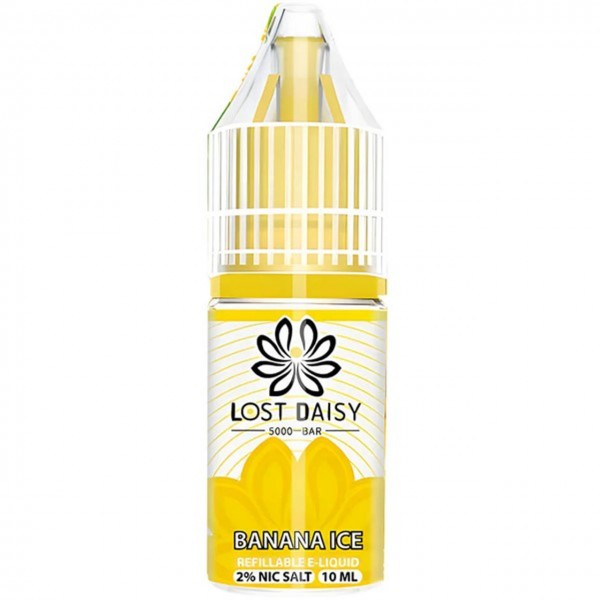 Banana Ice Nic Salt E Liquid 10ml by Lost Daisy