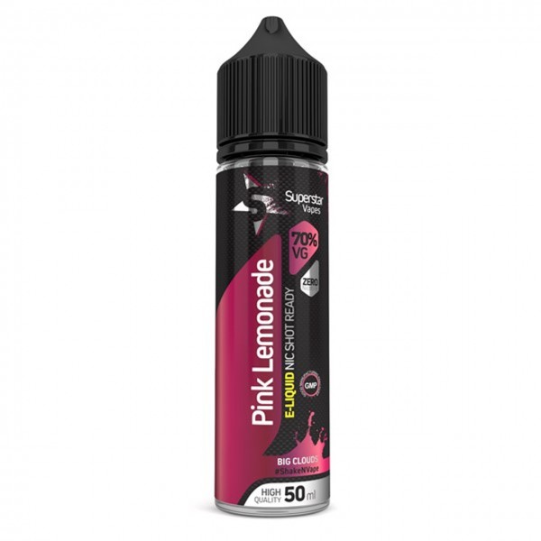 Pink Lemonade E Liquid 50ml Shortfill by Superstar Vapes