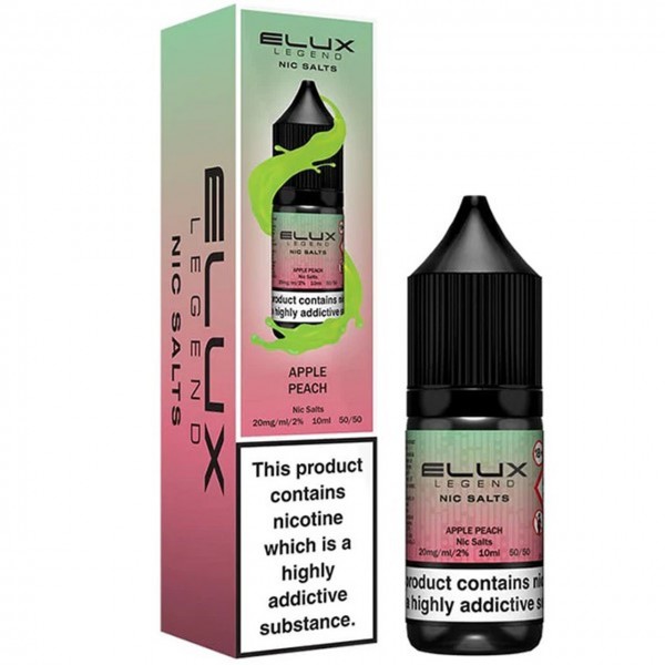 Apple Peach Nic Salt E Liquid 10ml By Elux Legend