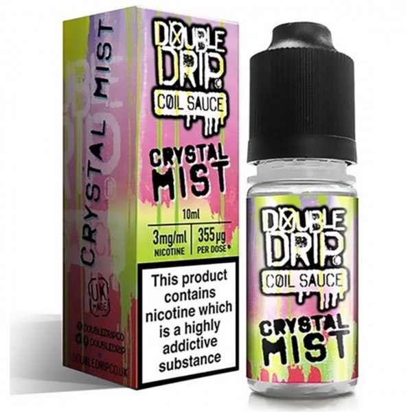 Crystal Mist E Liquid By Double Drip Coil Sauce 10ml