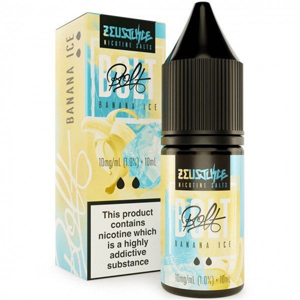 Banana Ice Nic Salt E Liquid 10ml by Bolt