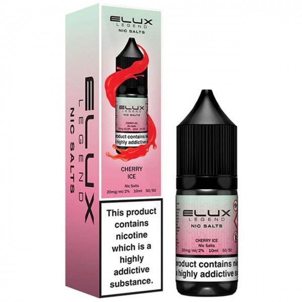 Cherry Ice Nic Salt E Liquid 10ml By Elux Legend