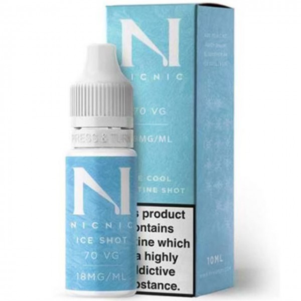 Ice Shot 70VG Nicotine Shot E Liquid 10ml By Nic Nic