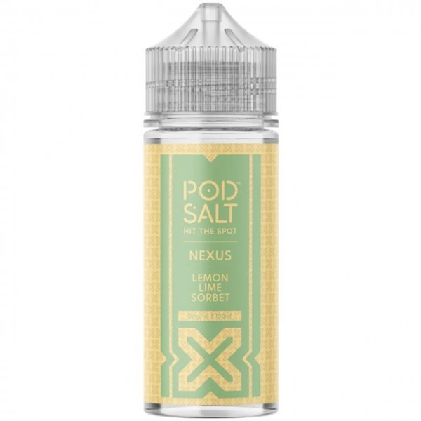 Lemon Lime Sorbet E Liquid 100ml Shortfill by Pod Salt Nexus