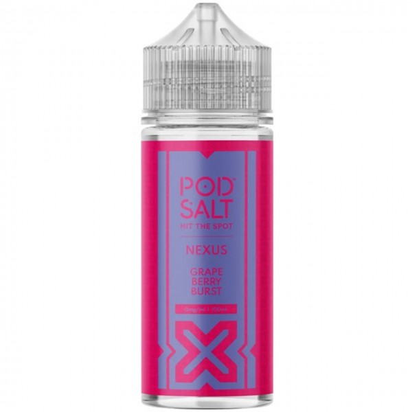 Grape Berry Burst E Liquid 100ml Shortfill by Pod Salt Nexus
