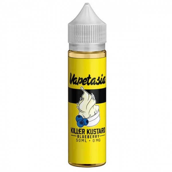 Blueberry Killer Custard E Liquid 50ml Shortfill by Vapetasia