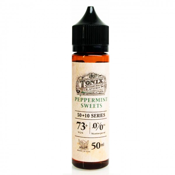 Peppermint Sweets E Liquid 50ml Shortfill by Tonix E Liquids