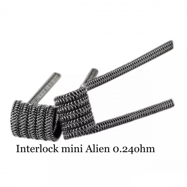 Demon Killer Handcraft Interlock Mini Alien Prebuilt Wire Set Ni80 0.24 Ohms