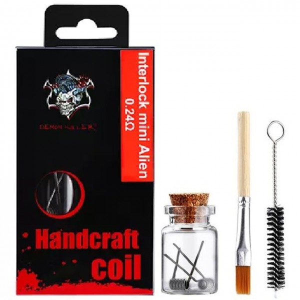 Demon Killer Handcraft Interlock Mini Alien Prebuilt Wire Set Ni80 0.24 Ohms