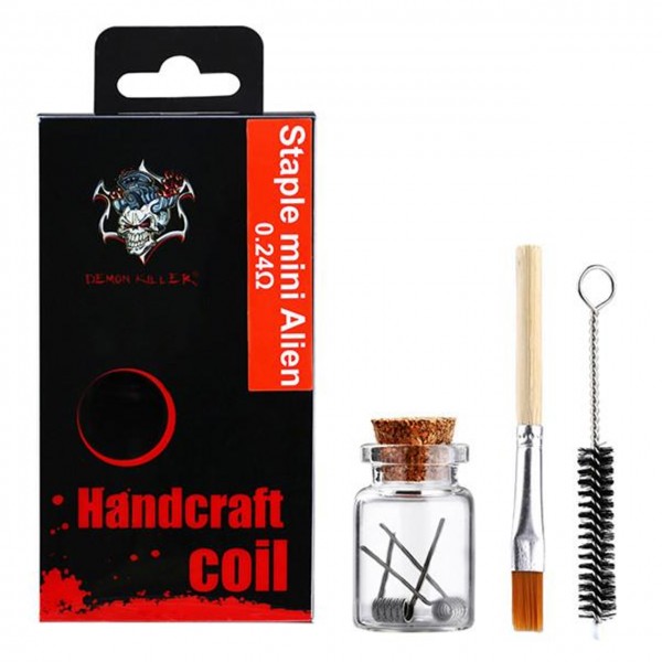 Demon Killer Handcraft Staple Mini Alien Prebuilt Wire Set Ni80 0.24 Ohms