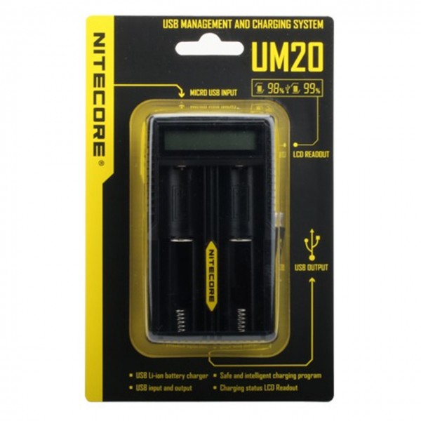 NiteCore UM20 Dual Battery Charger