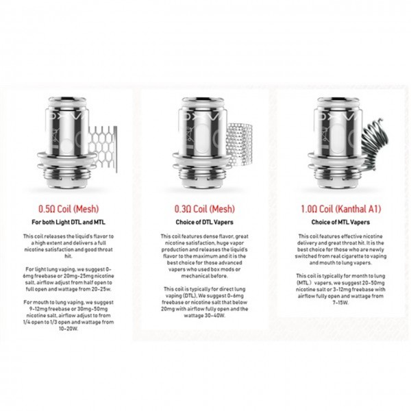 5 Pack Oxva Origin UNI Coils