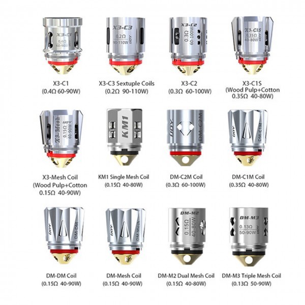 3 Pack iJoy Diamond DM Atomizer Coil Heads