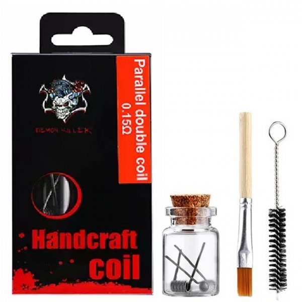Demon Killer Handcraft Parallel Double Coil Prebuilt Wire Set Ni80 0.15 Ohms