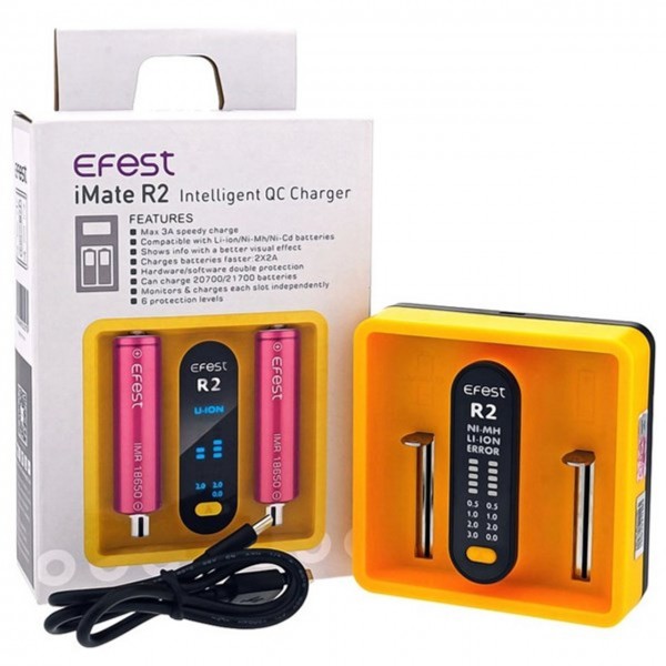 Efest iMate R2 Dual Bay Li-On Battery Charger