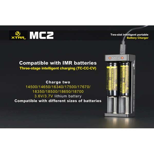 Xtar ANT MC2 Dual Bay Battery Charger