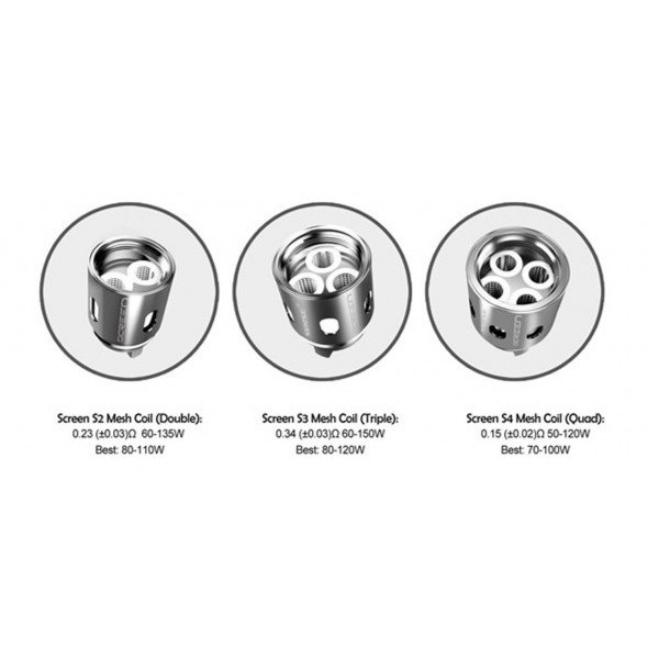 3 Pack Sense Screen Mesh Coils