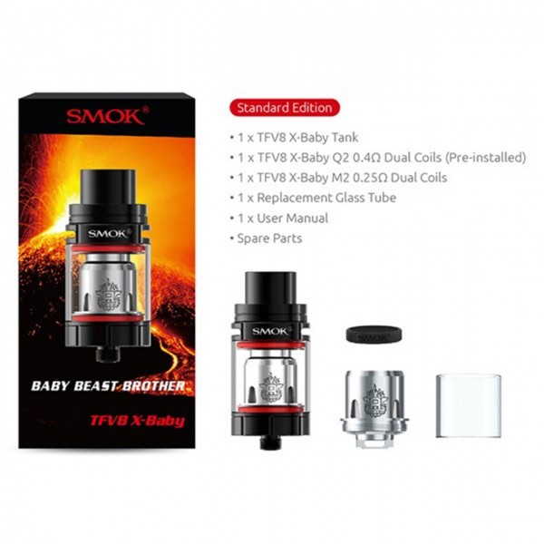 SMOK TFV8 X Baby Tank Free E Liquid
