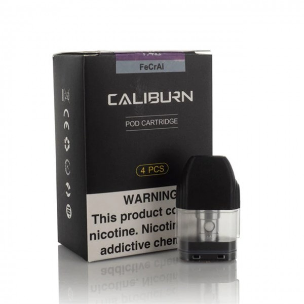 4 Pack Uwell Caliburn & Koko Replacement Pods