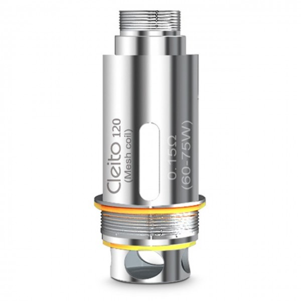5 Pack Aspire Cleito 120 Mesh Replacement Coil Heads