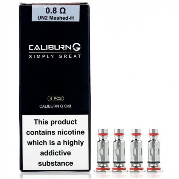 4 Pack Uwell Caliburn G Replacement Coil Heads