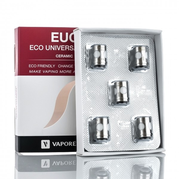 5 Pack Vaporesso EUC Ceramic SS316 Coils