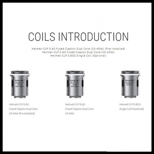 5 Pack SMOK Helmet & SMOK Helmet Mini Replacement Coils