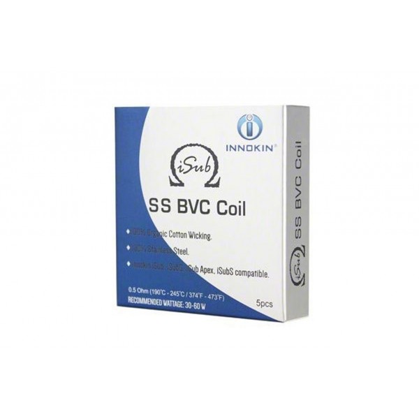 5 Pack Innokin iSub SS BVC Coils
