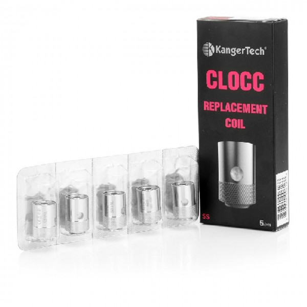5 Pack Kanger CLOCC Coil Heads Stainless Steel Ni200