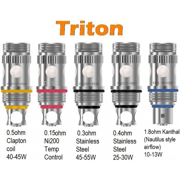 5 Pack Aspire Triton Coil Heads