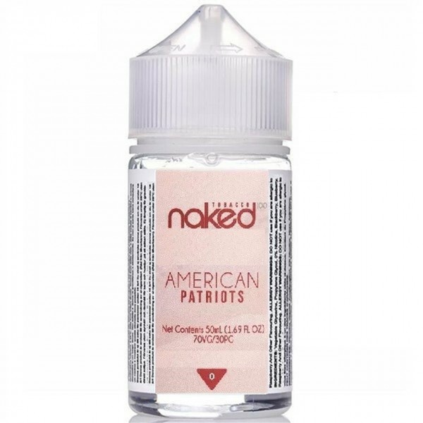 American Patriot Tobacco E Liquid 50ml by Naked 100