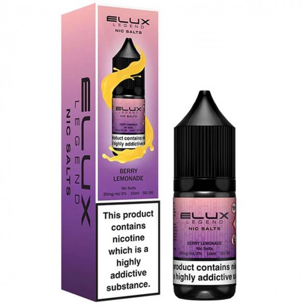 Berry Lemonade Nic Salt E Liquid 10ml By Elux Legend