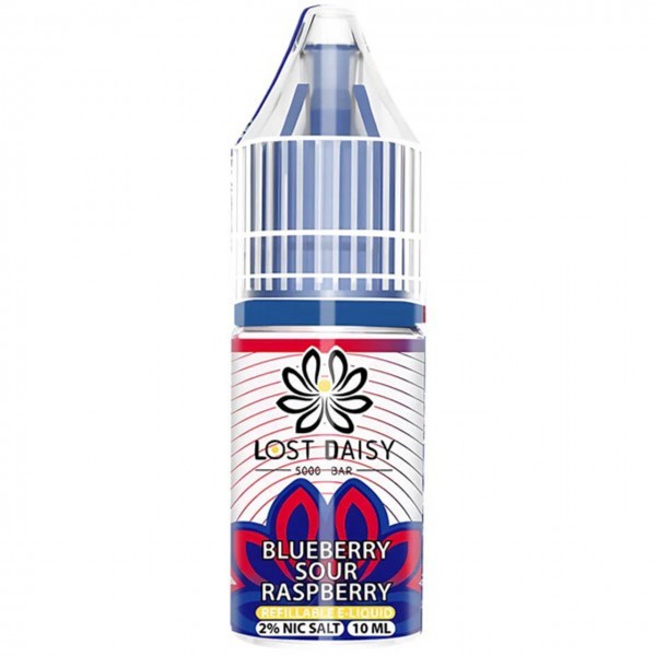 Blueberry Sour Raspberry Nic Salt E Liquid 10ml by Lost Daisy
