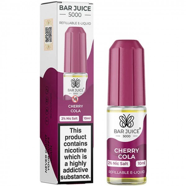 Cherry Cola Nic Salt E Liquid 10ml by Bar Juice 5000
