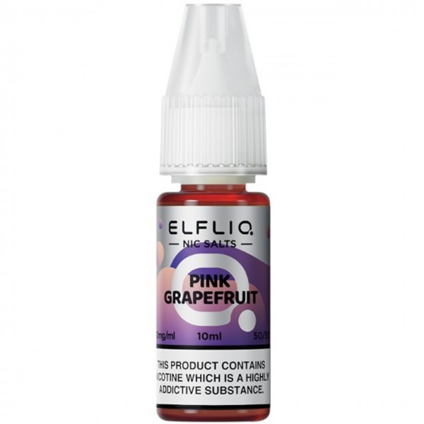 Pink Grapefruit Nic Salt E Liquid 10ml By Elf Bar Elfliq