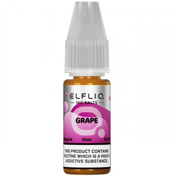 Grape Nic Salt E Liquid 10ml By Elf Bar Elfliq