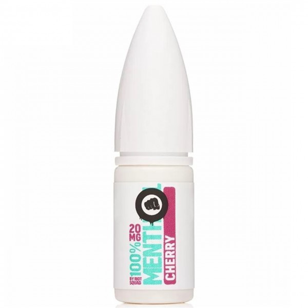 Cherry Menthol Hybrid Salt E Liquid 10ml by Riot Squad