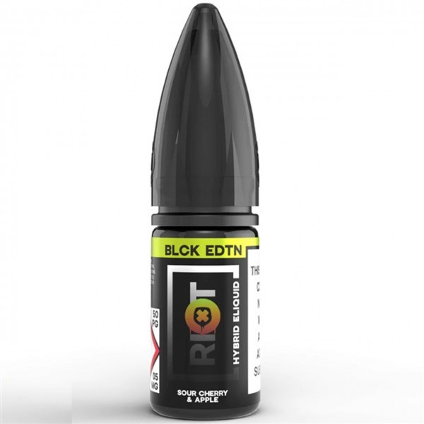 Sour Cherry & Apple Nic Salt E Liquid 10ml by Riot Squad Black Edition