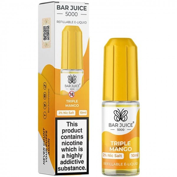 Triple Mango Nic Salt E Liquid 10ml by Bar Juice 5000