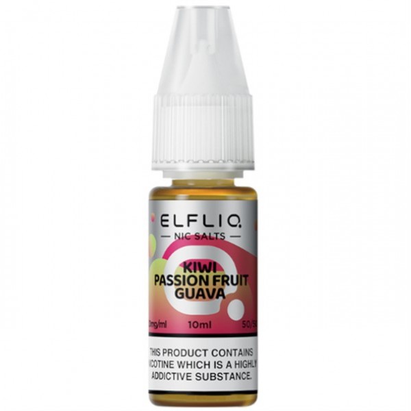 Kiwi Passionfruit Guava Nic Salt E Liquid 10ml By Elf Bar Elfliq