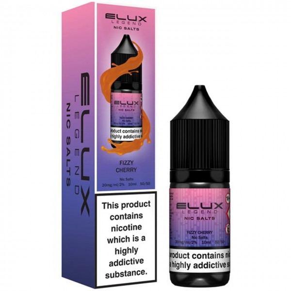 Fizzy Cherry Nic Salt E Liquid 10ml By Elux Legend