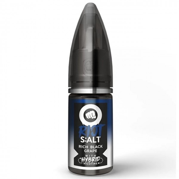 Rich Black Grape Nic Salt E Liquid 10ml by Riot Squad Black Edition