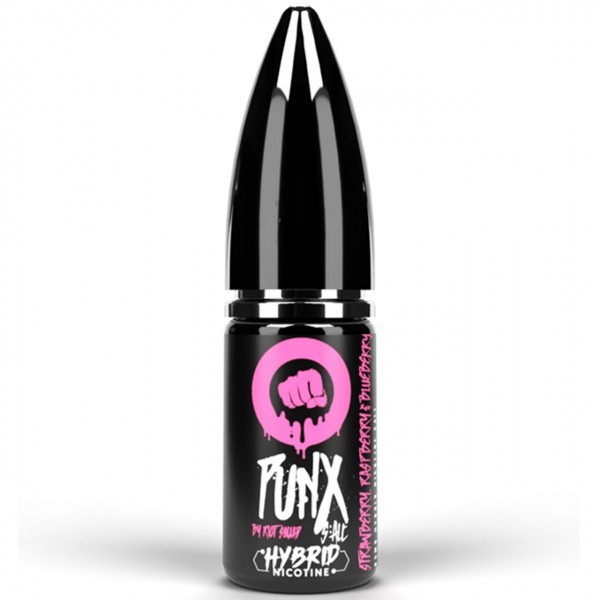 Strawberry Raspberry & Blueberry Hybrid Salt E Liquid 10ml by Punx Riot Squad